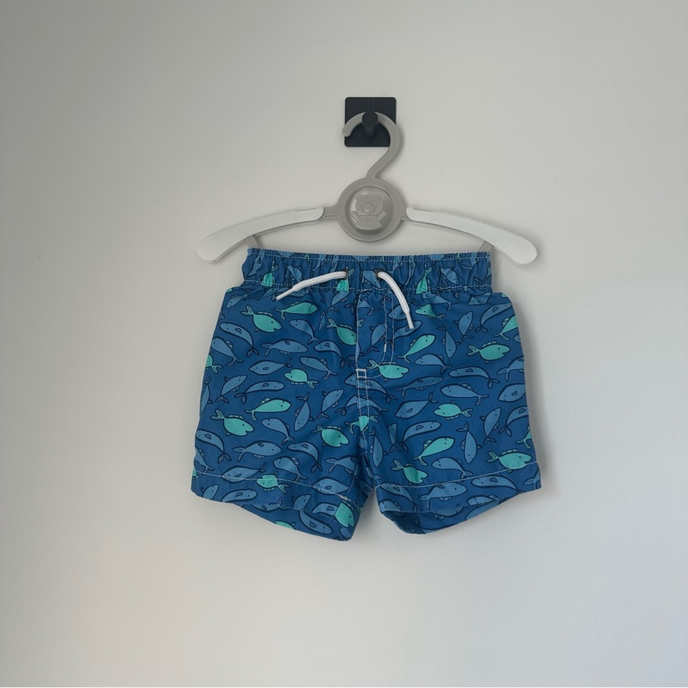 Carters Blue Kids Swim Shorts